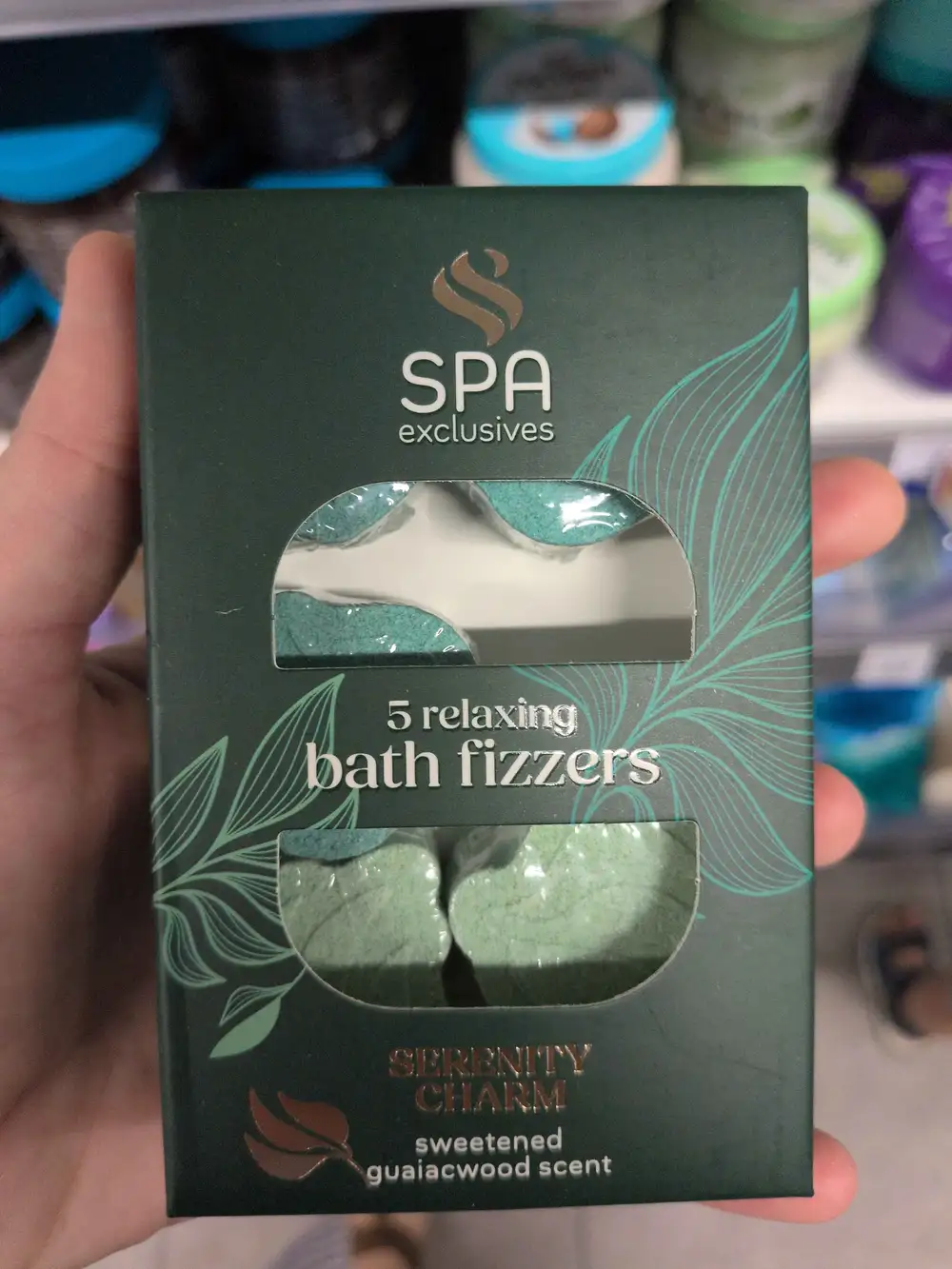 SPA EXCLUSIVE - Serenity charm - 5 Relaxing bath fizzers