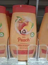 CARREFOUR - Soft peach - Crème de douche