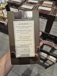 KORRES - Huile d'argan - Coloration capillaire permanente