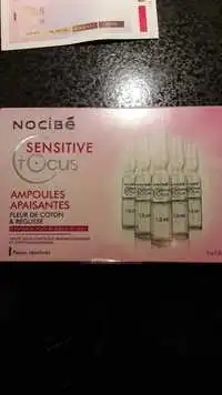 NOCIBÉ - Sensitive Focus - Ampoules apaisantes