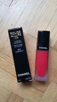 CHANEL - Rouge allure ink - Le rouge liquide mat 162 énergique