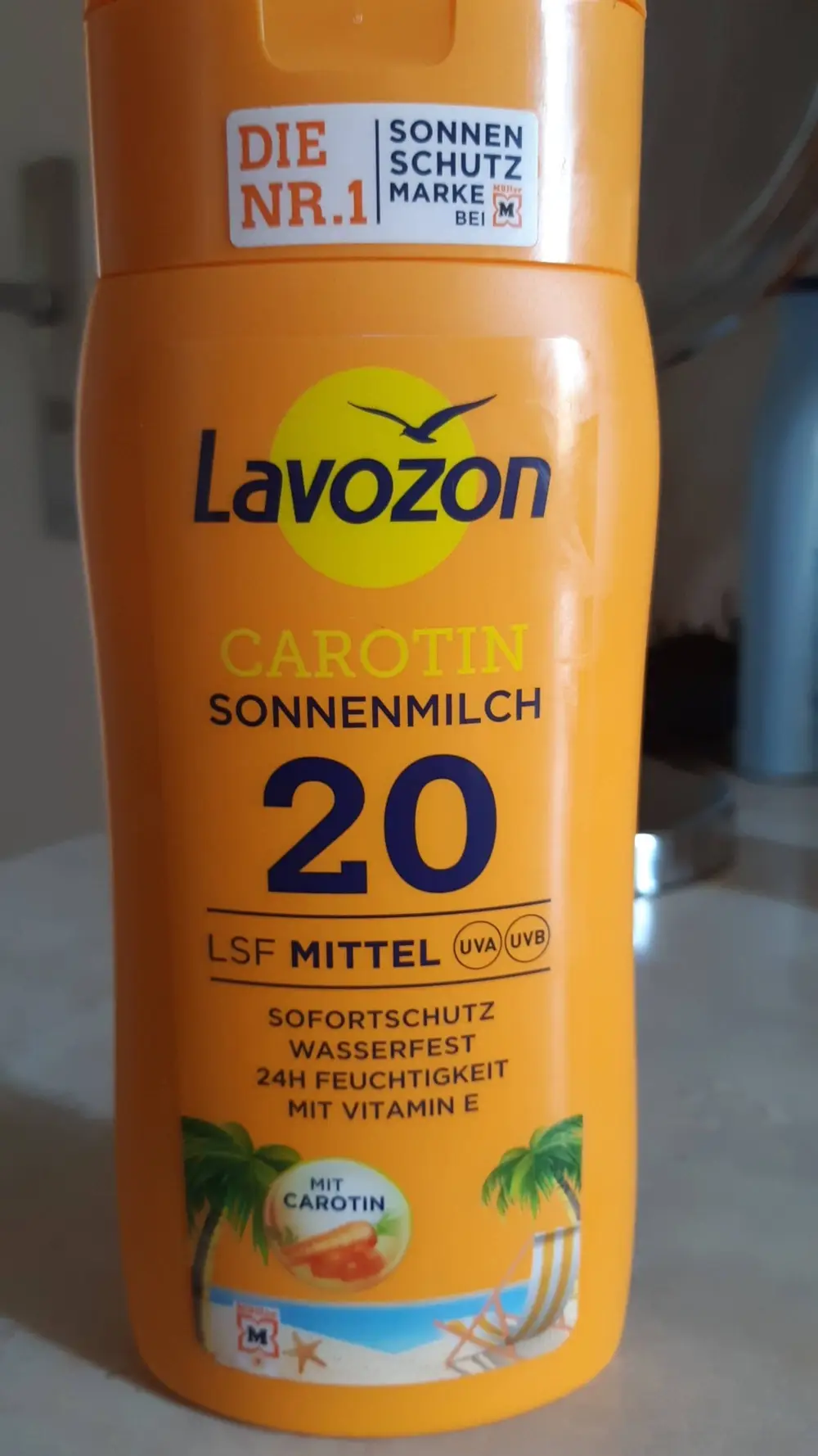 LAVOZON - Carotin - Sonnenmilch 20 lsf mittel