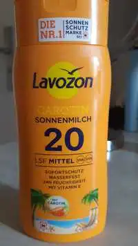 LAVOZON - Carotin - Sonnenmilch 20 lsf mittel
