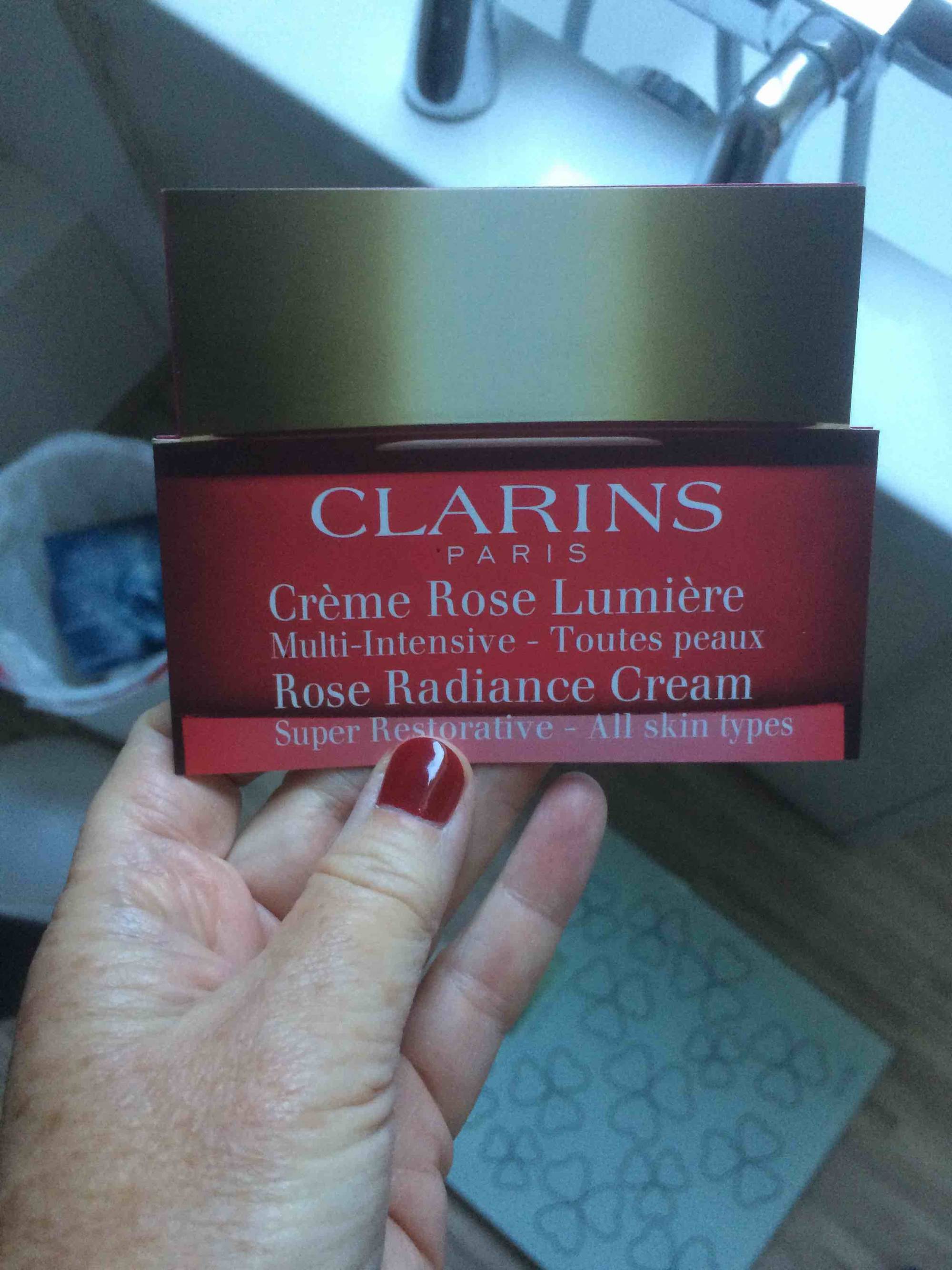 CLARINS - Crème rose lumière multi-intensive