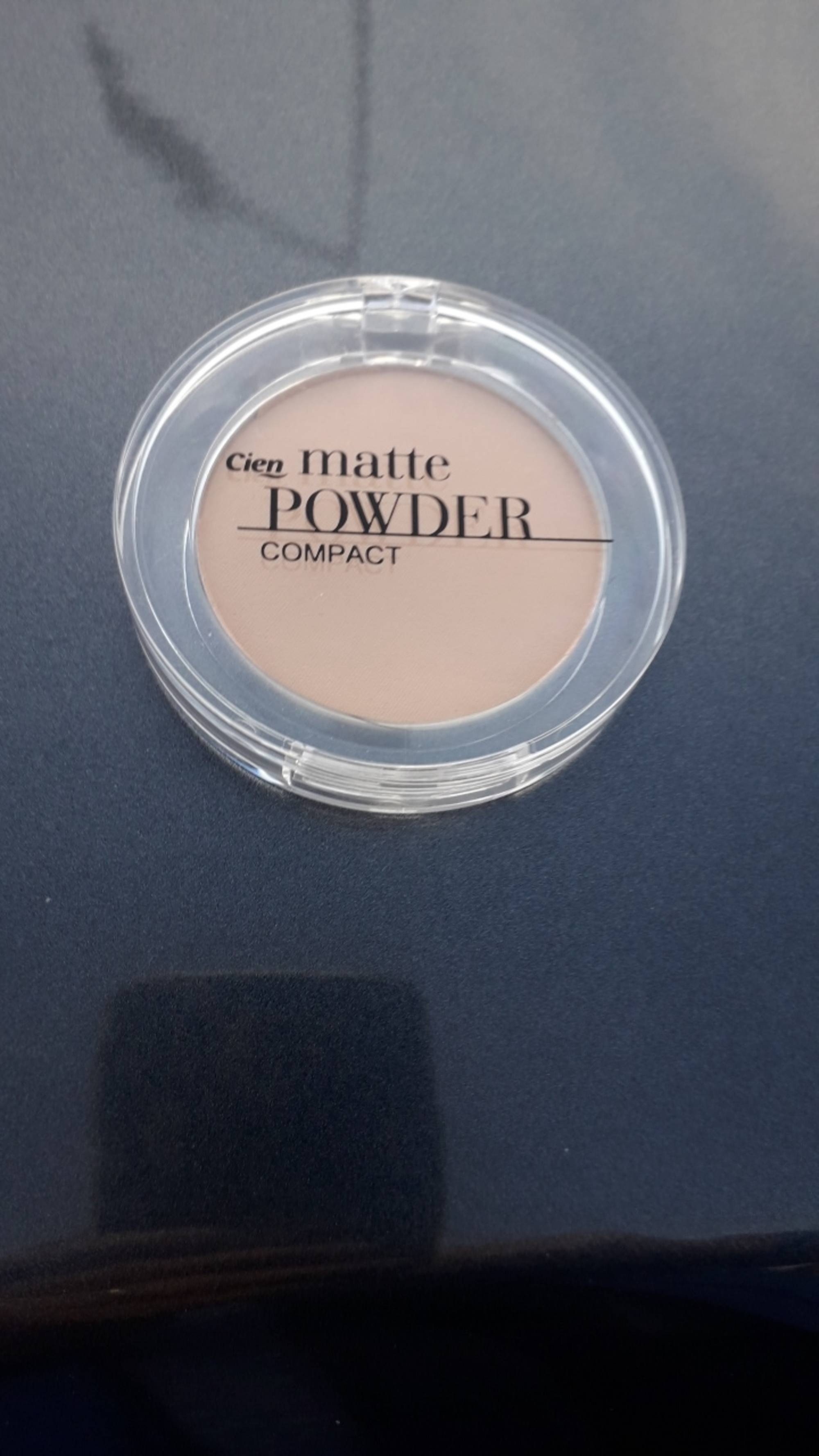 CIEN - Matte powder compact 12 dark