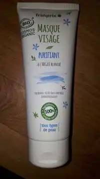 FRANPRIX - Masque visage purifiant à l'argile blanche bio