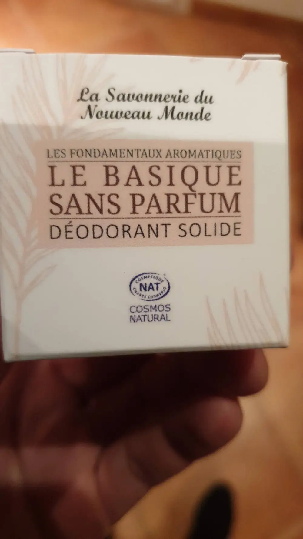 LA SAVONNERIE DU NOUVEAU MONDE - Le basique sans parfum - Déodorant solide