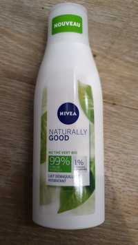 NIVEA - Naturally good - Lait démaquillant hydratant au thé vert bio