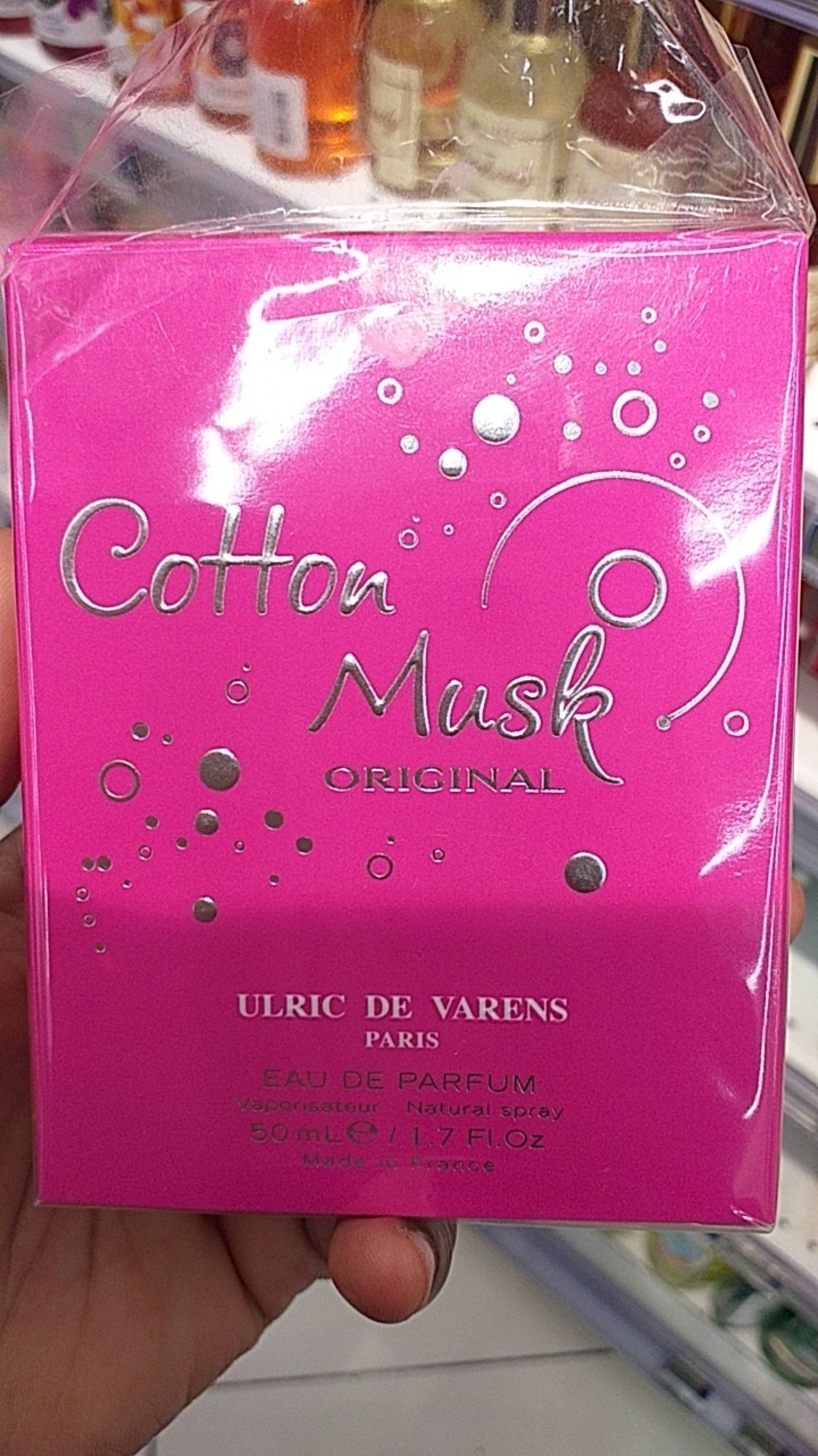 ULRIC DE VARENS - Cotton mask original - Eau de parfum