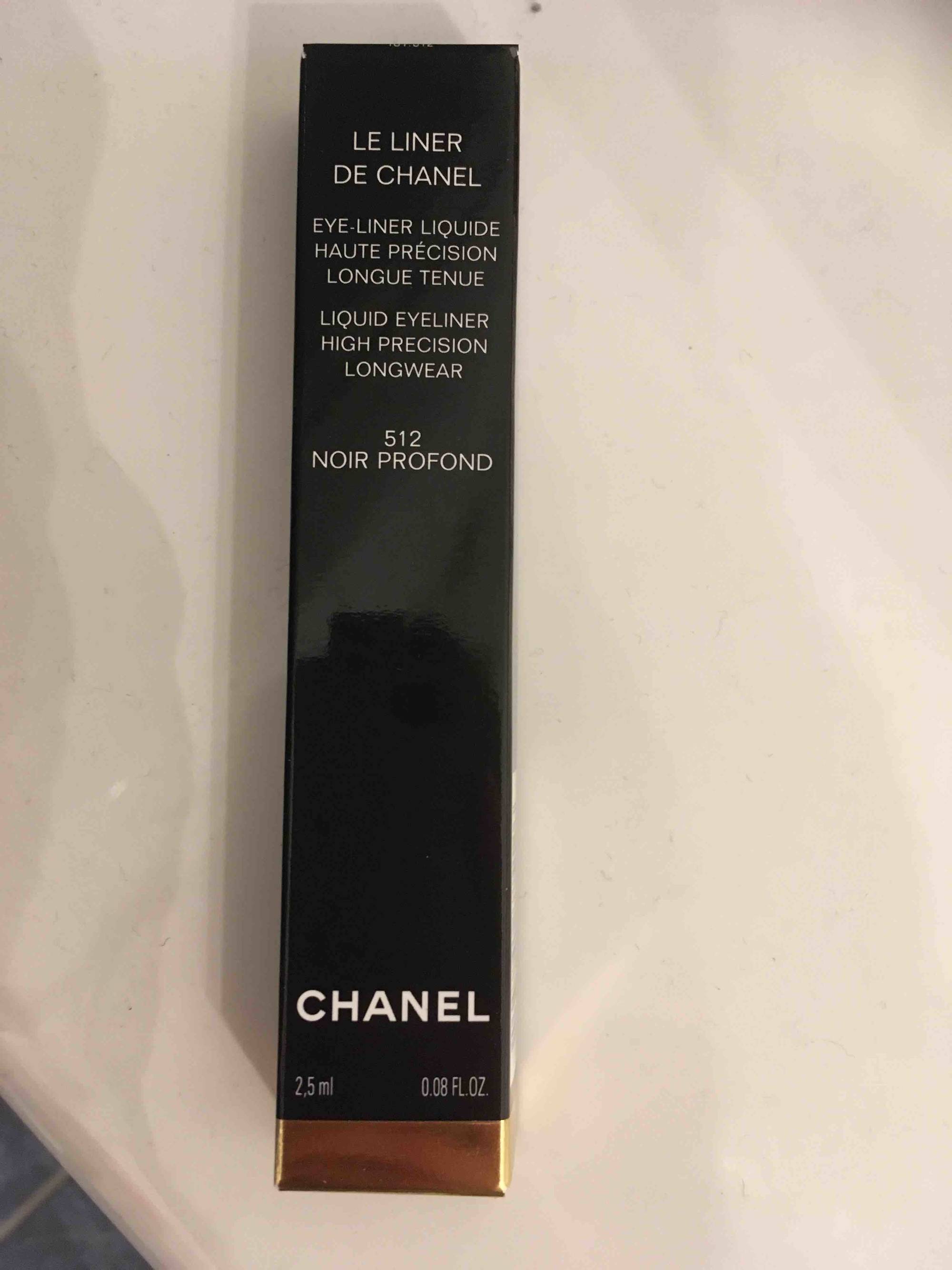 Composition CHANEL Le liner de Chanel - Eye liner liquide 512 noir