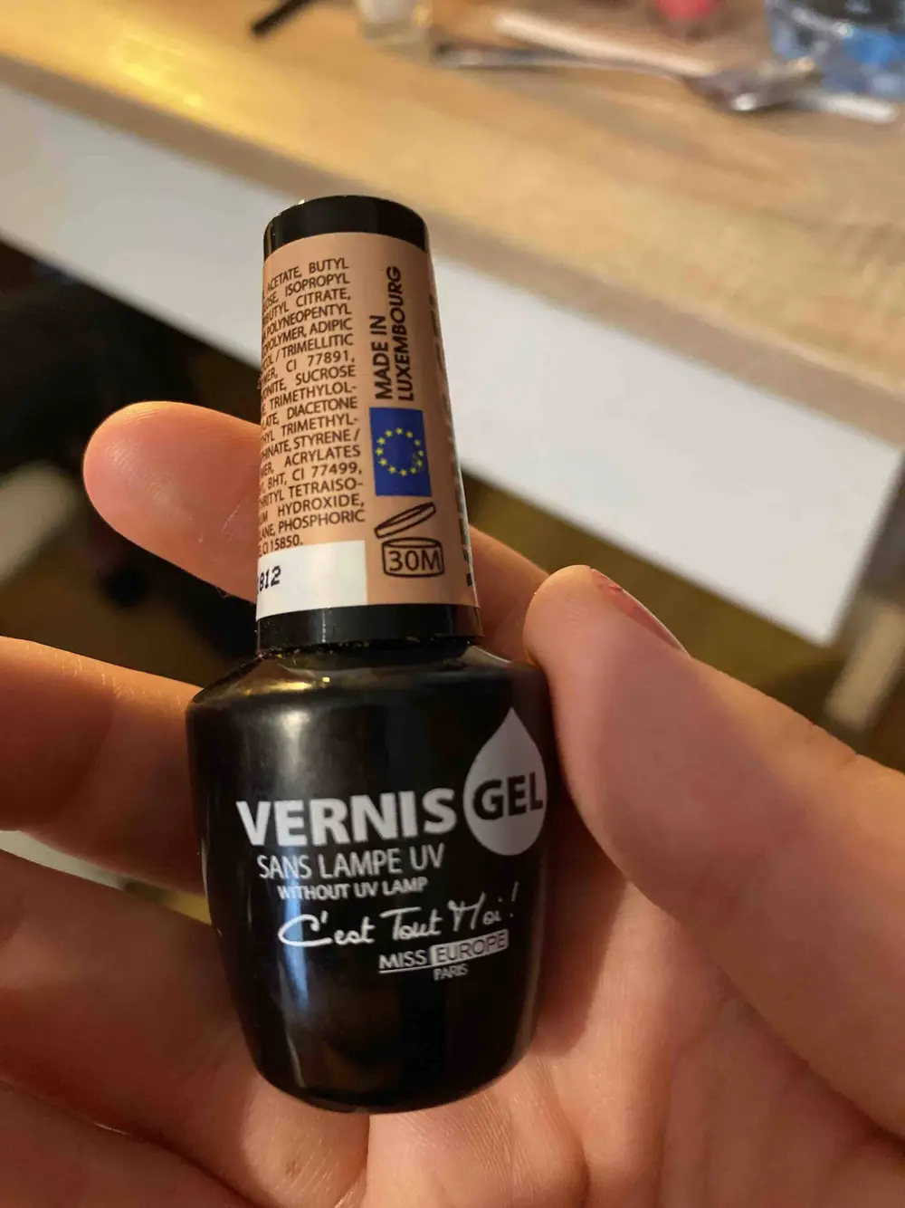 MISS EUROPE - Gel - Vernis sans lampe uv 