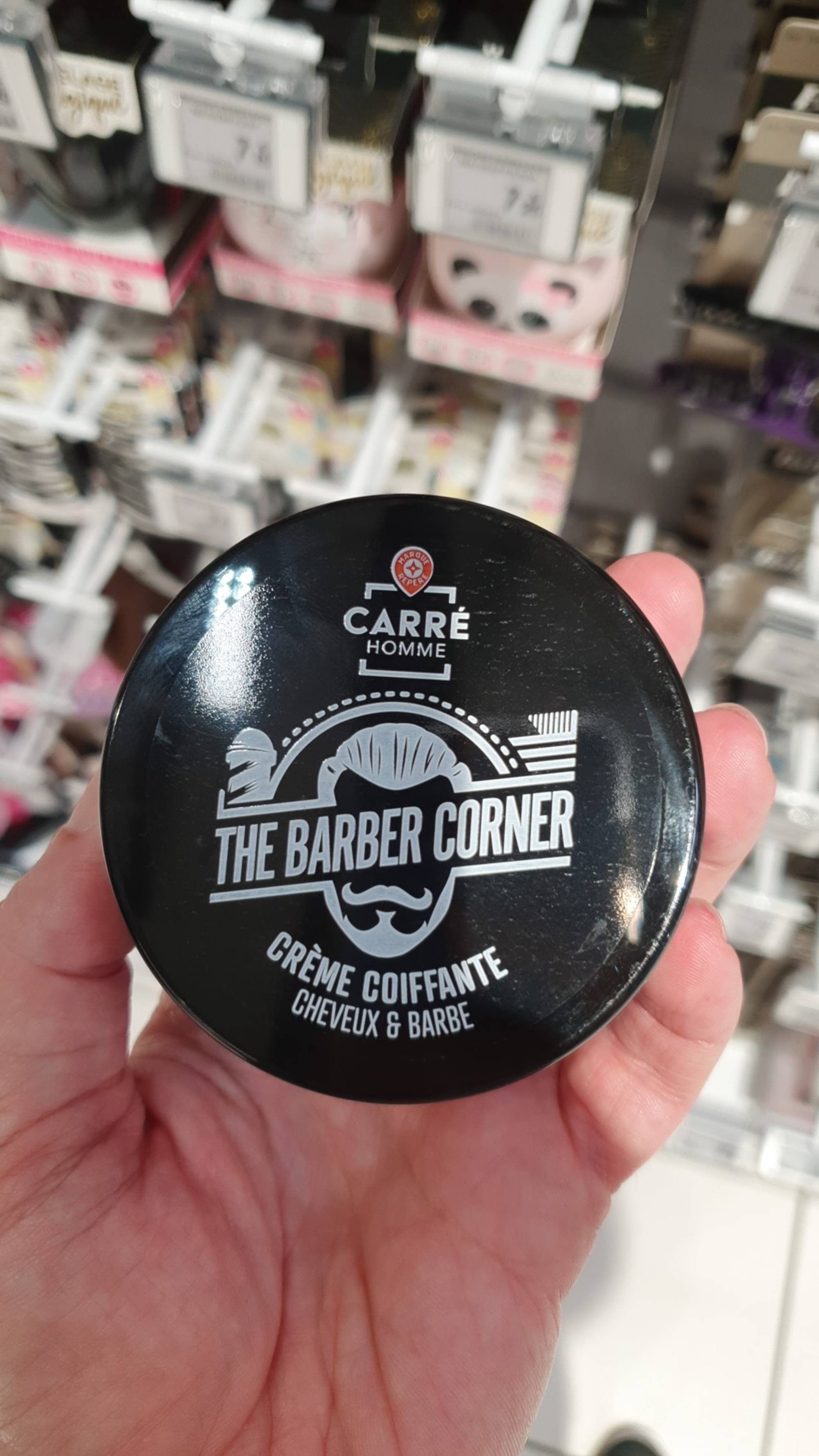 MARQUE REPÈRE - The barber corner - Crème coiffante cheveux & barbe