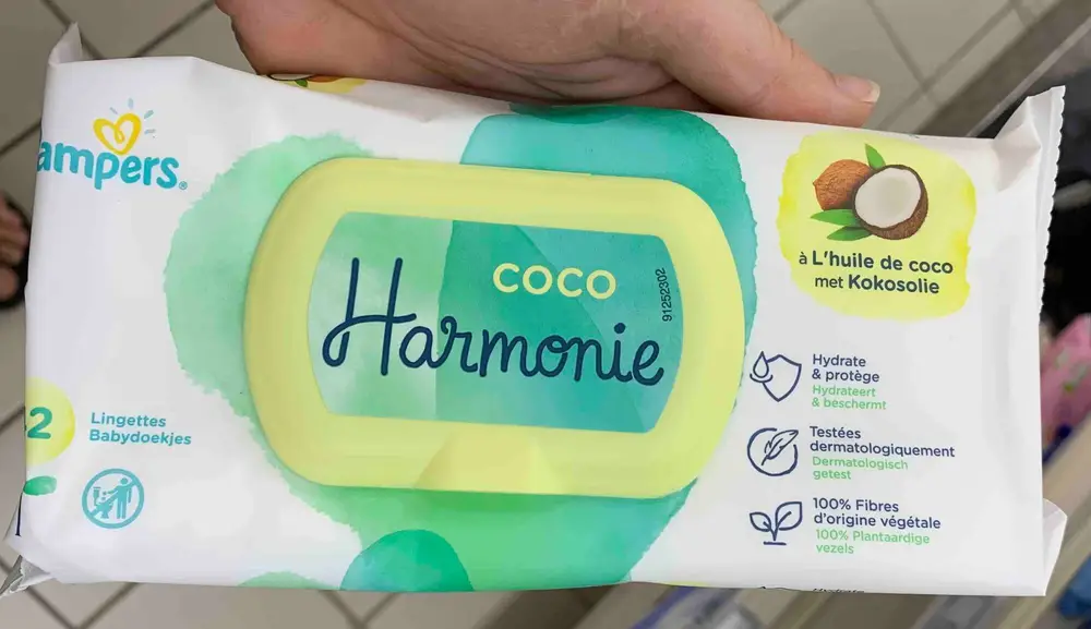 PAMPERS - Coco harmonie - Lingettes