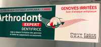 ARTHRODONT - Gencives irritées - Expert dentifrice 