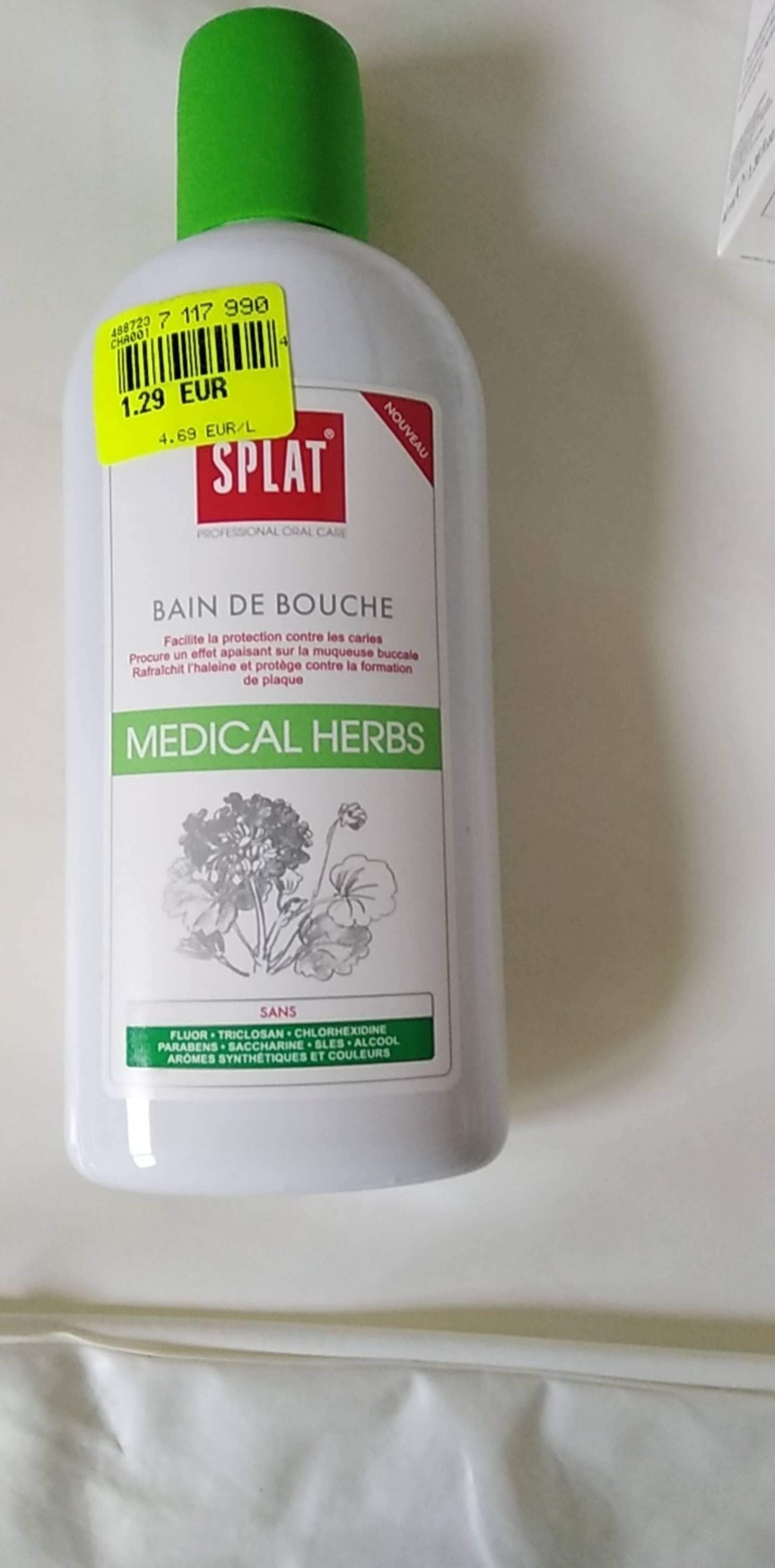 SPLAT - Medical herbs - Bain de bouche