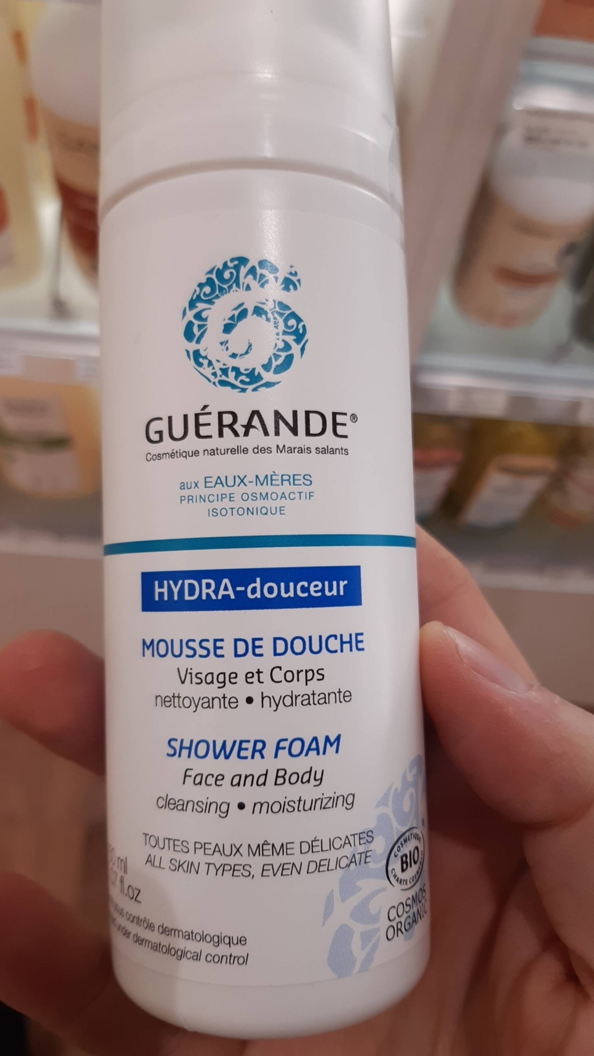 GUÉRANDE - Hydra-douceur - Mousse de douche bio