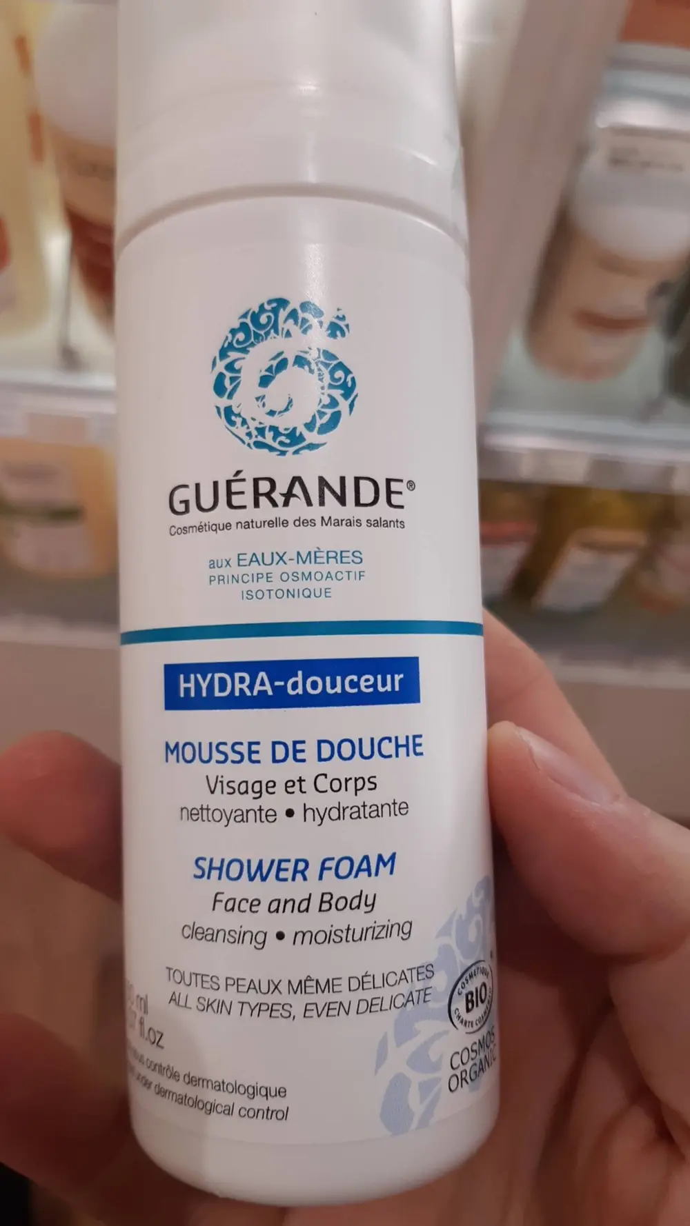 GUÉRANDE - Hydra-douceur - Mousse de douche bio
