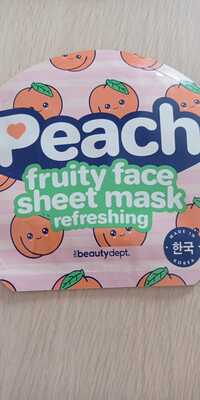 ORANGE CREATIVES - Peach fruity face sheet mask refreshing