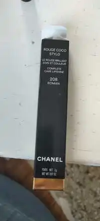 CHANEL - Rouge coco stylo 208 Roman
