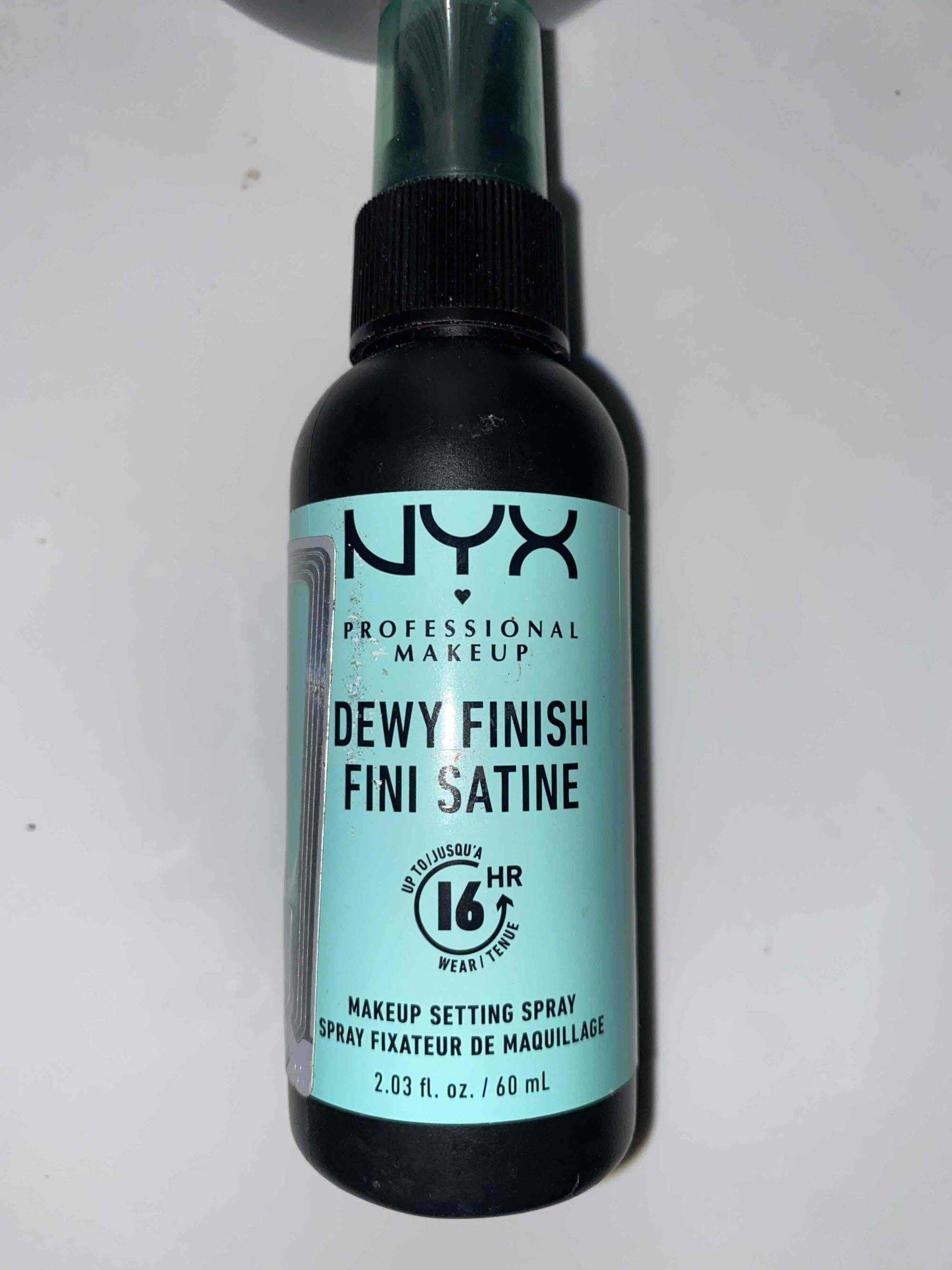 NYX - Spray fixateur de maquillage fini satine