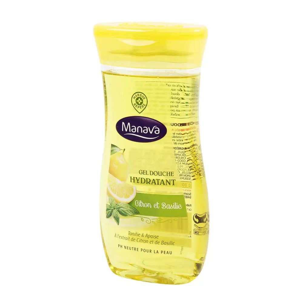 MARQUE REPÈRE - Gel douche citron basilic - 250 ml