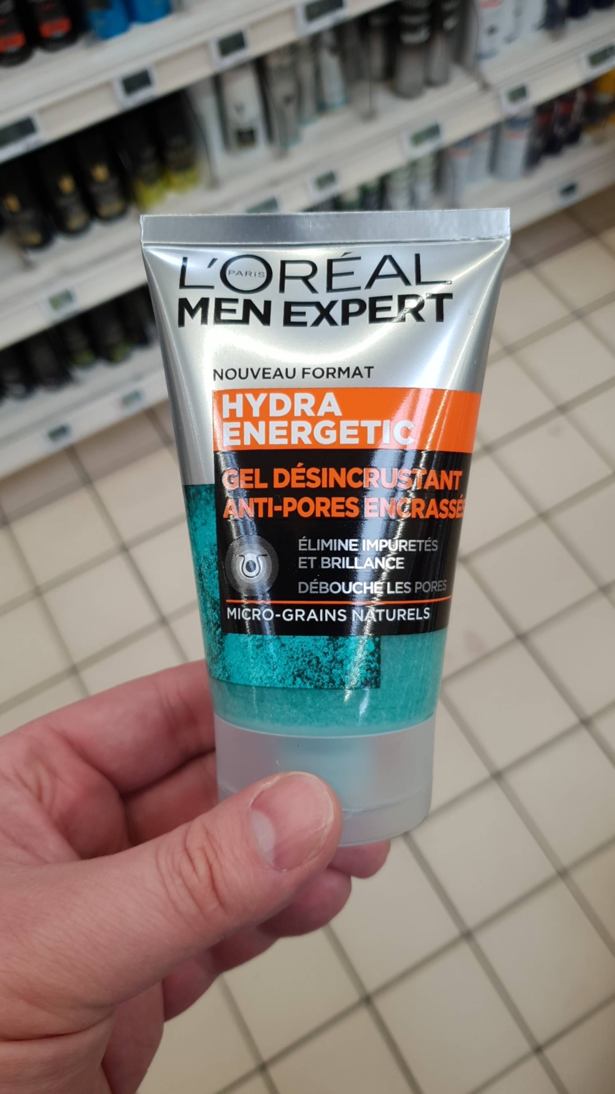 L'ORÉAL - Men expert hydra energetic - Gel désincrustant anti-pores encrassés