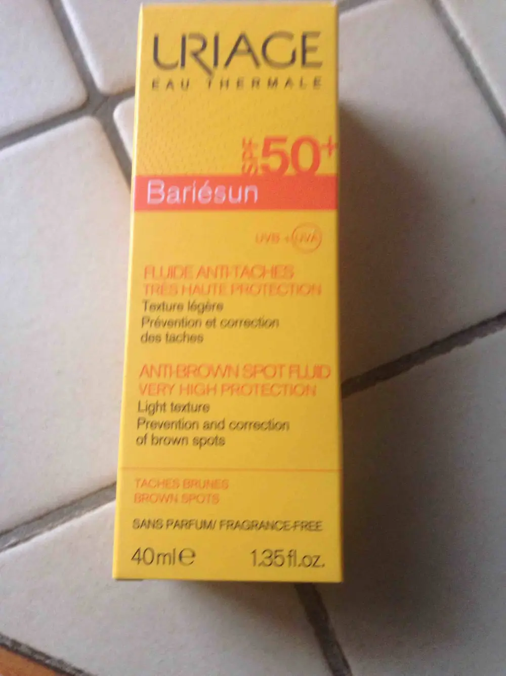 URIAGE - Bariésun - Fluide anti-taches SPF 50+