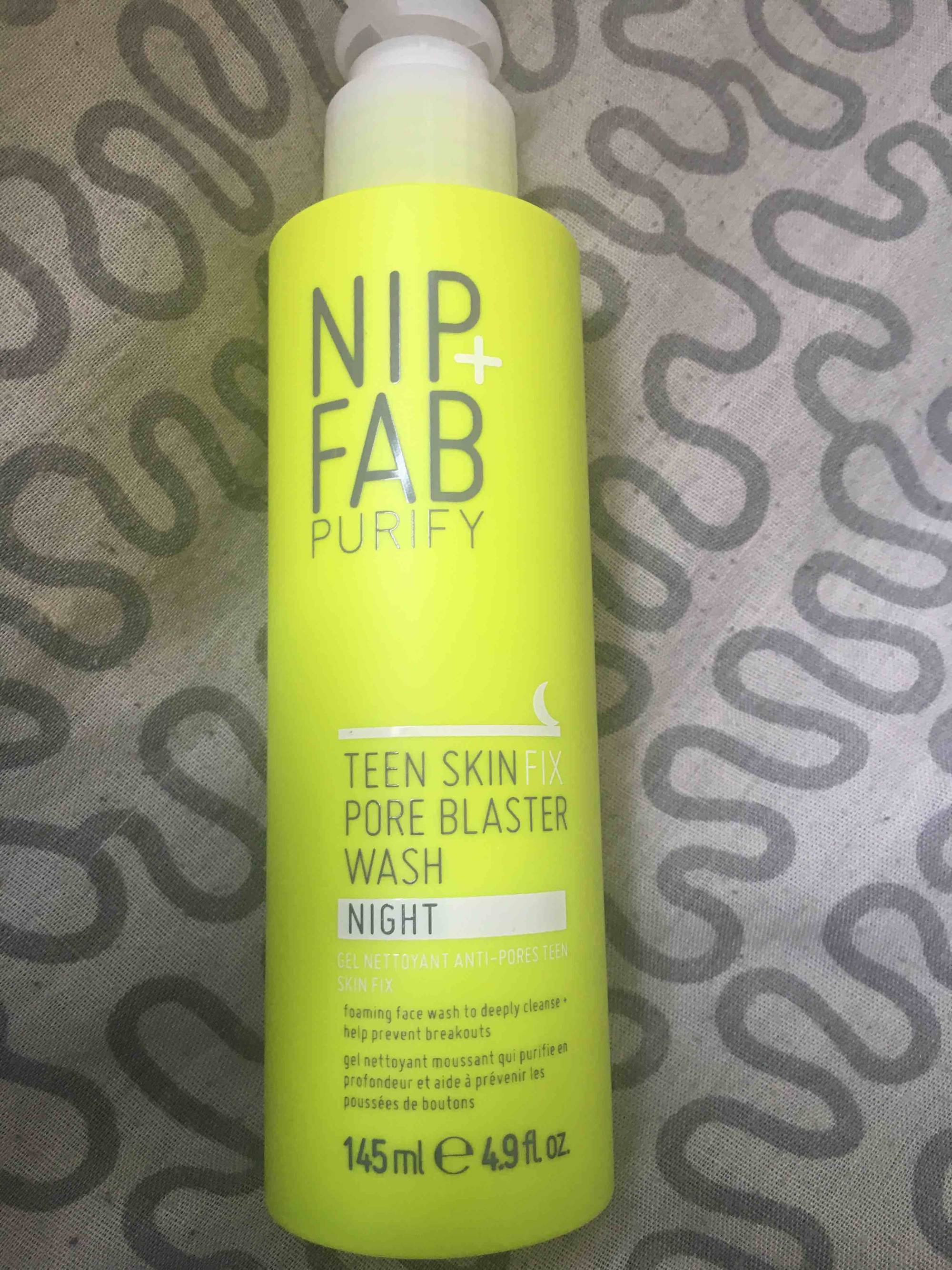NIP + FAB - Purify - Gel nettoyant anti-pores teen skin fix