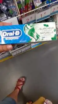 ORAL-B - Complète blancheur et fraîcheur naturelle - Dentifrice fluoré