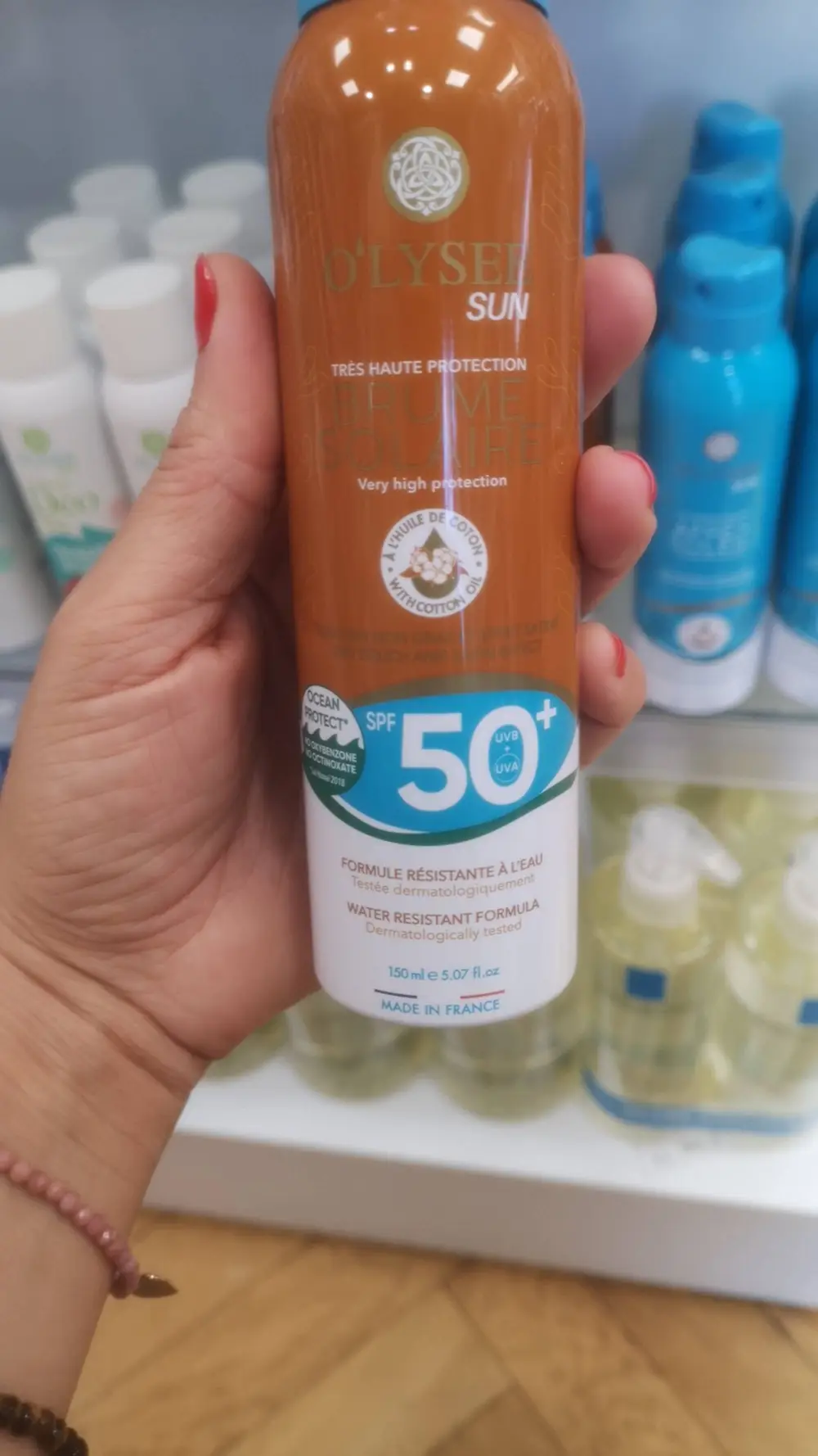 ÉLYSÉE COSMÉTIQUES - O'lysée sun - Brume solaire SPF 50+ très haute protection