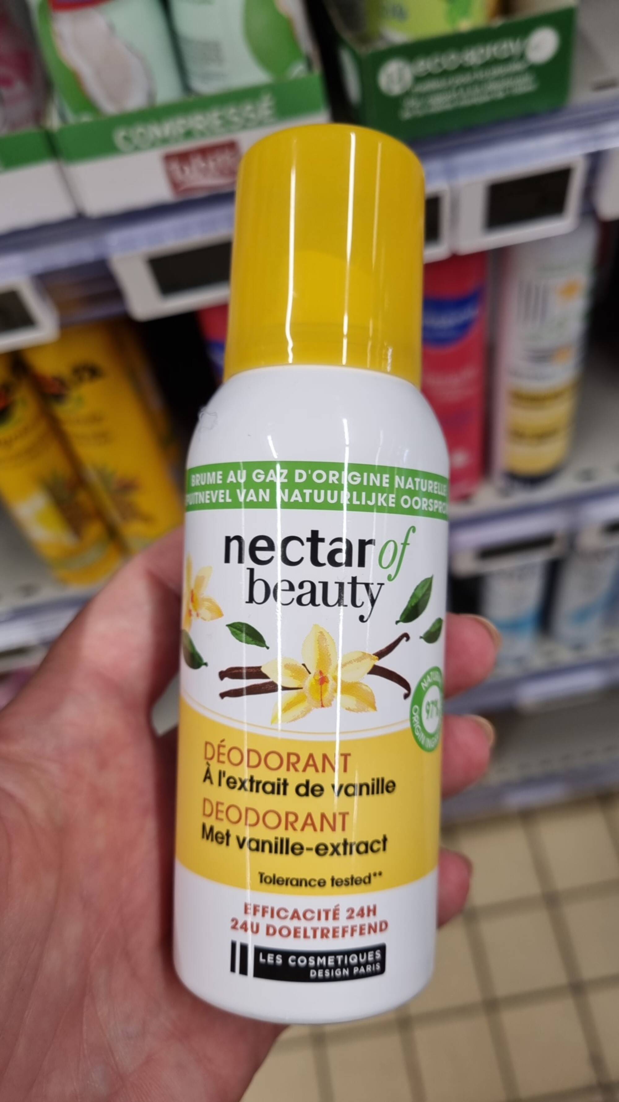 LES COMETIQUES DESIGN PARIS - Nectar of beauty - Déodorant à l'extrait de vanille 24h