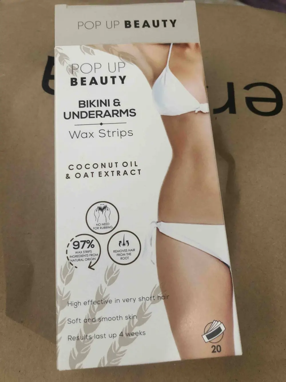 POP UP BEAUTY - Bikini & Underarms - Wax strips