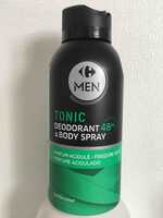 CARREFOUR - Men Tonic - Déodorant & Body spray 48H