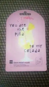 HEMA - You are the pina to my colada - Face sheet mask