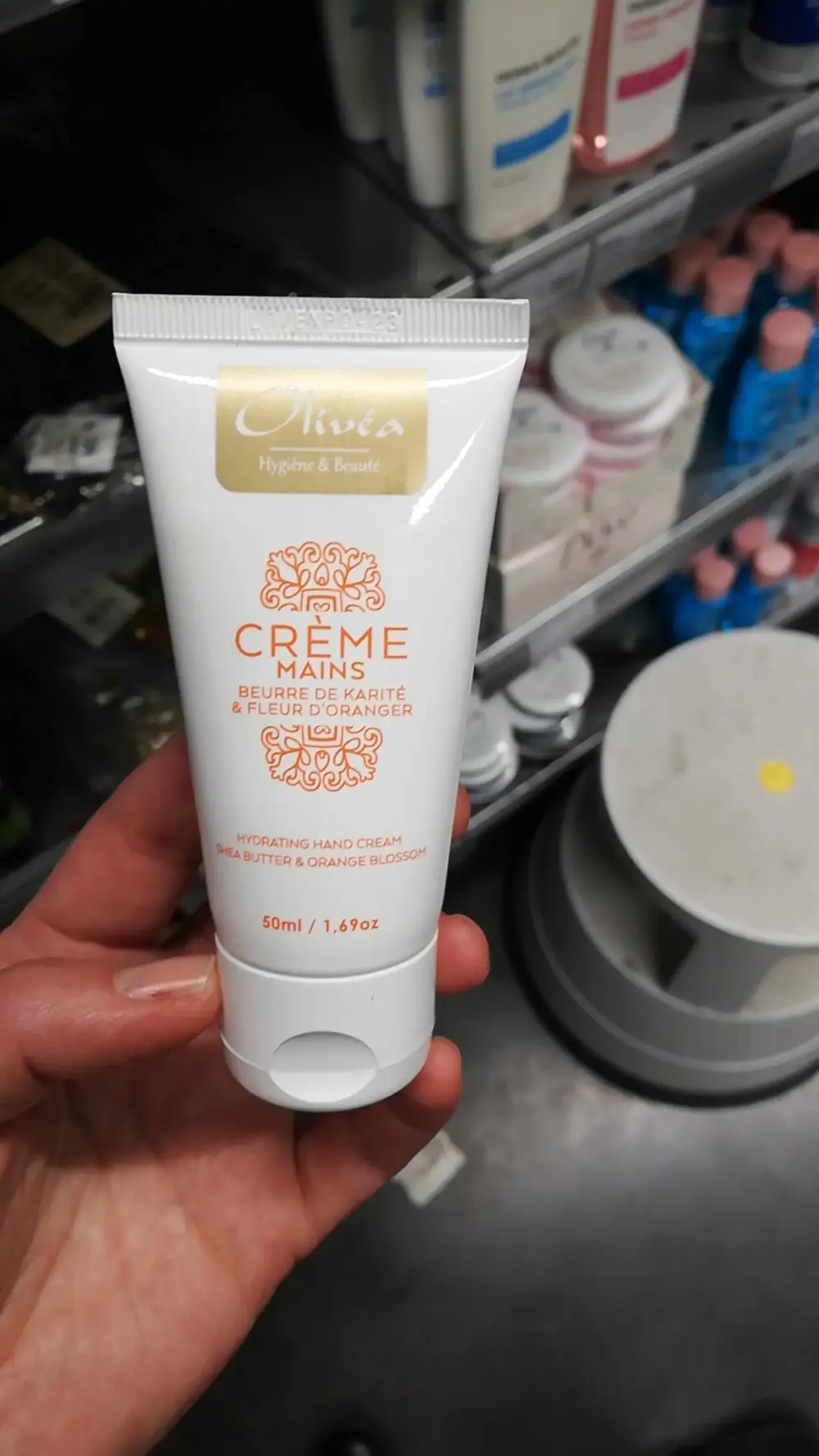 OLIVÉA - Crème mains au beurre de karité & fleur d'oranger