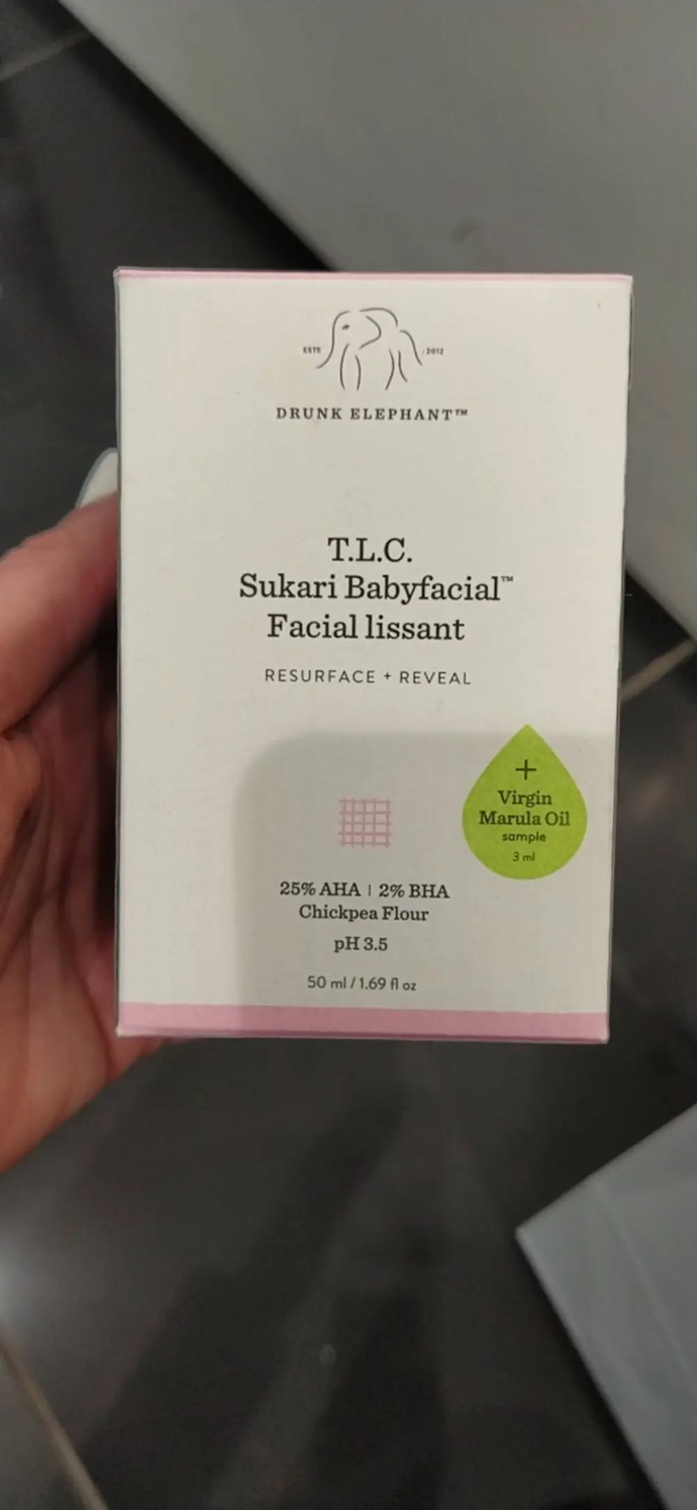 DRUNK ELEPHANT - T.L.C. Sukari babyfacial - Facial lissant