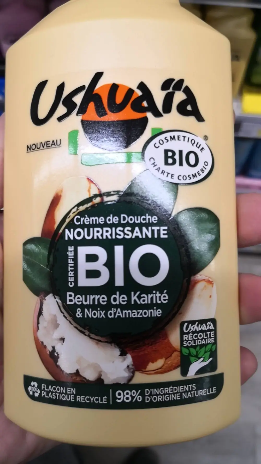 USHUAÏA - Crème de douche beurre de karité bio