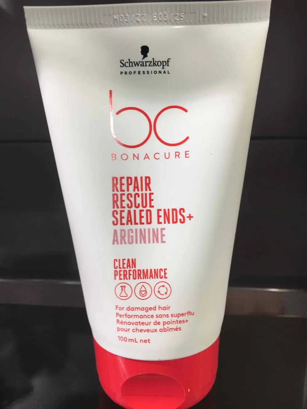 SCHWARZKOPF - Repair rescue sealed ends + arginine