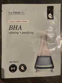 THE MASK DR. - BHA - Face sheet mask