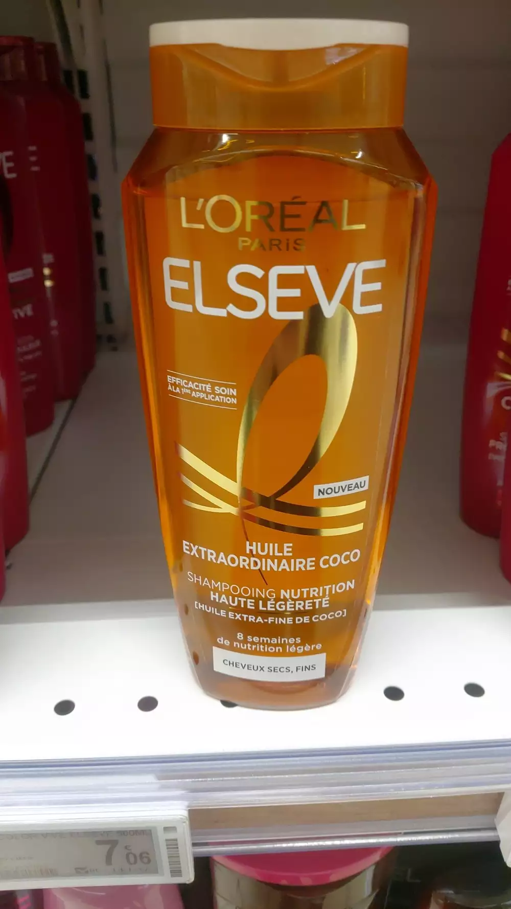 L'ORÉAL PARIS - Elsève huile extraordinaire coco - Shampooing nutrition