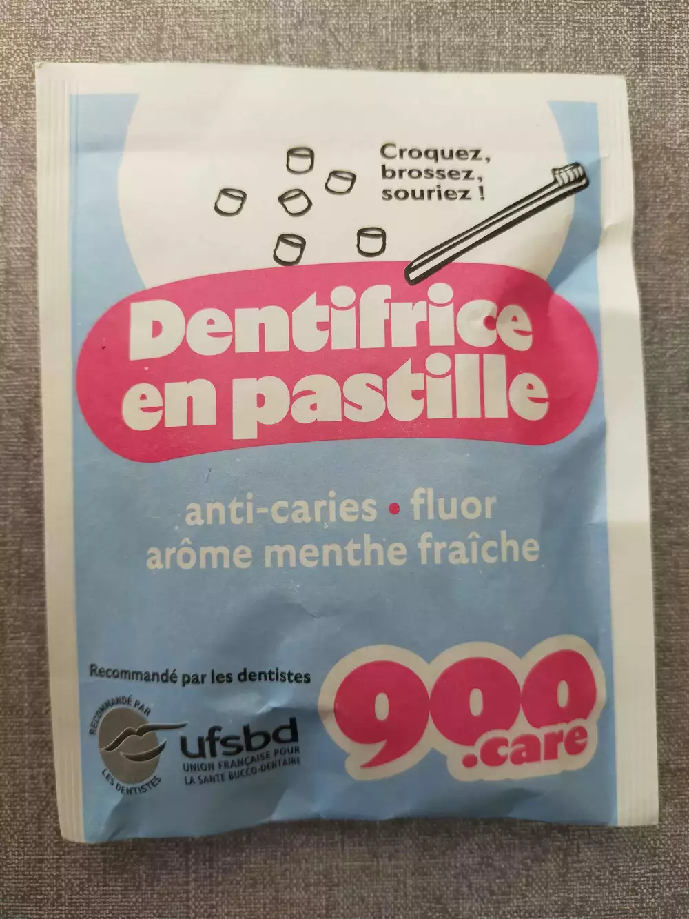 900.CARE - Dentifrice en pastille