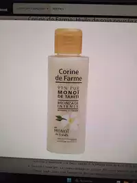 CORINE DE FARME - Brozange intense 99% pur monoï de tahiti
