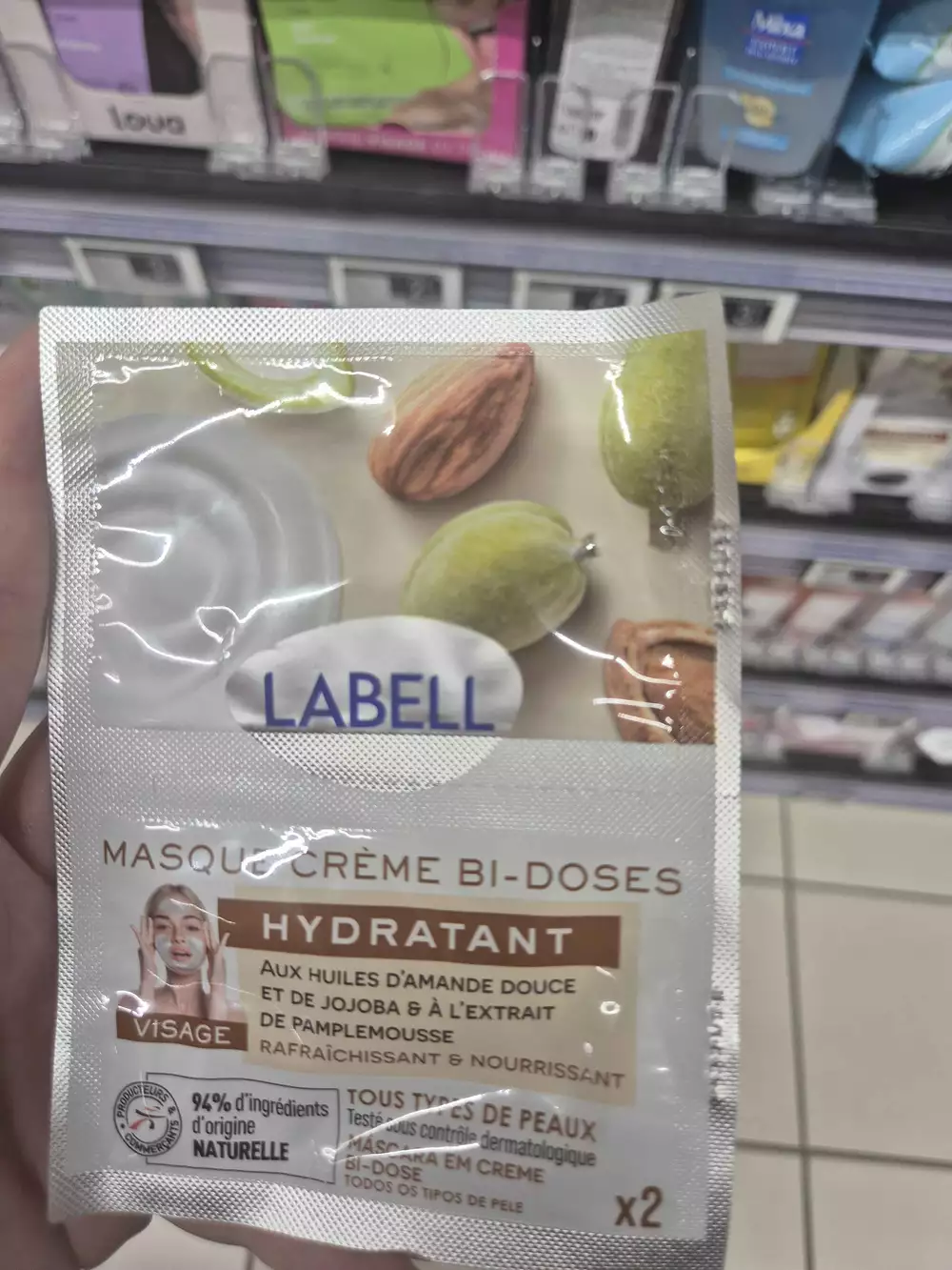 LABELL - Hydratant - Masque crème bi-doses