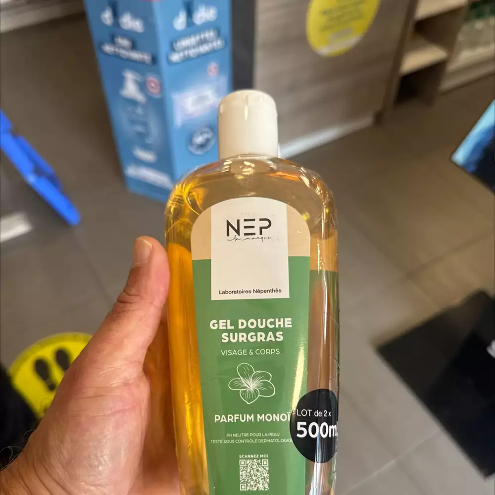 NEP - Parfum monoï - Gel douche surgras visage & corps