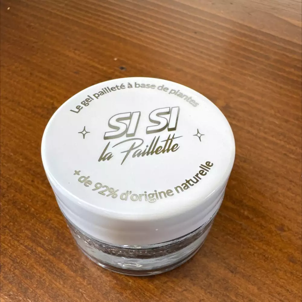 SI SI LA PAILLETTE - Le gel pailleté à base de plantes