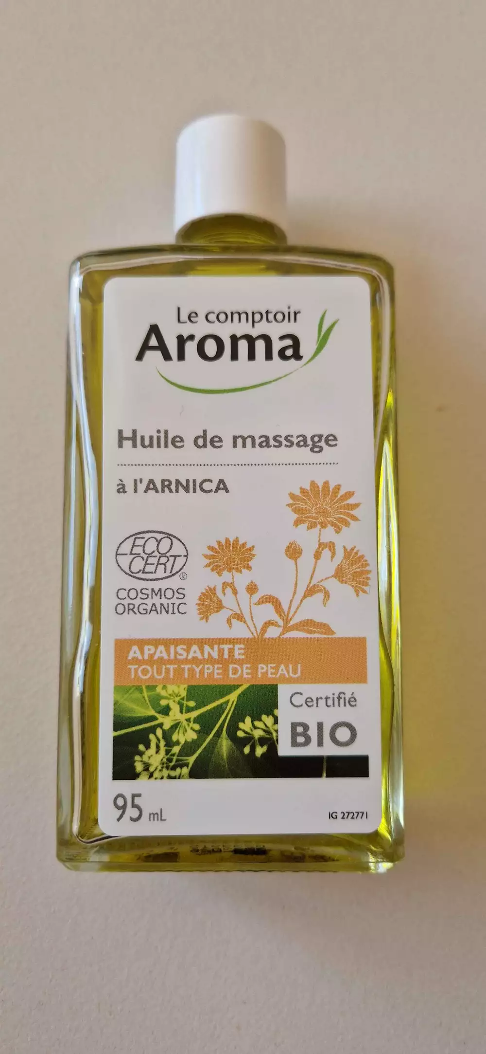 LE COMPTOIR AROMA - Huile de massage a l'arnica apaisante