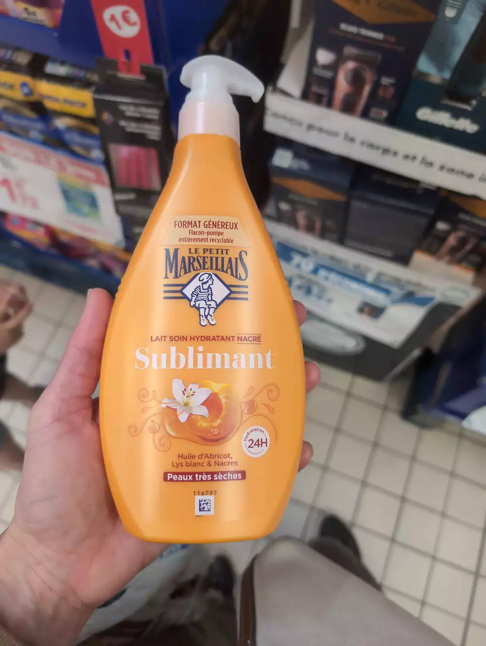 LE PETIT MARSEILLAIS - Peaux très sèche - Lait soin hydratant nacré sublimant