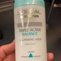 L'ORÉAL PARIS - Triple active balance - Cleansing milk