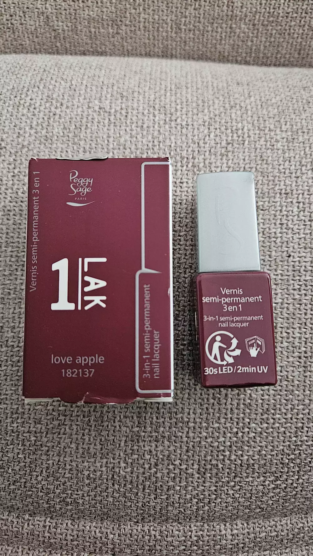 PEGGY SAGE - Lak 1 Vernis semi-permanent love apple 182137