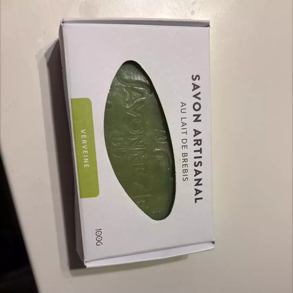 SAVONNERIE DU LARZAC - Verveine - Savon artisanal au lait de brebis 